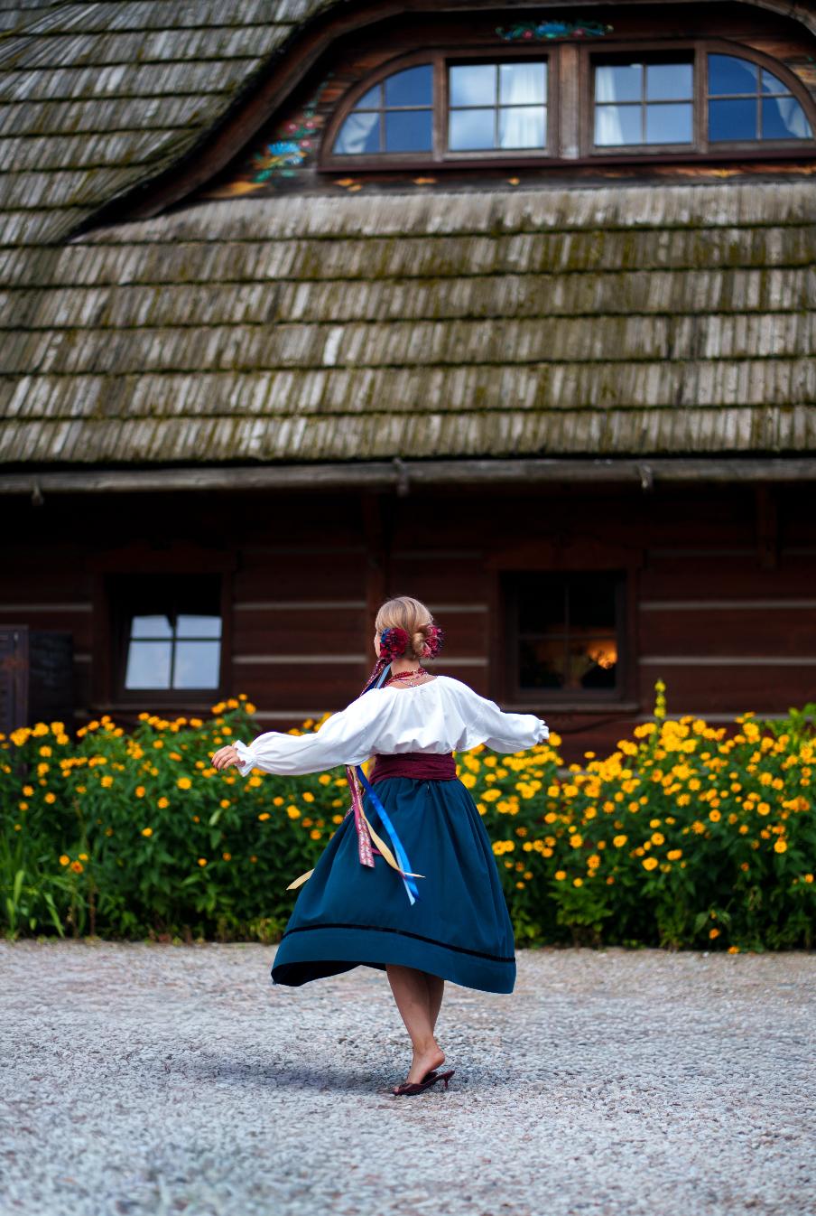 Daria w ruchu, widok od tyłu